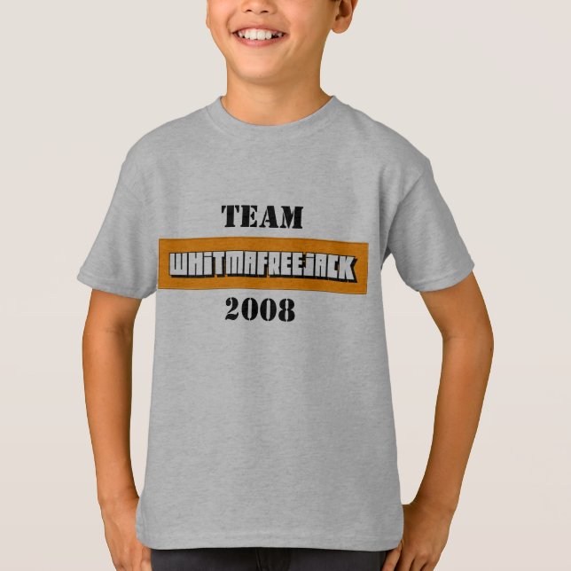Team Freedom mawhitjacklogo, Team, 2008 T-shirt (Framsida)