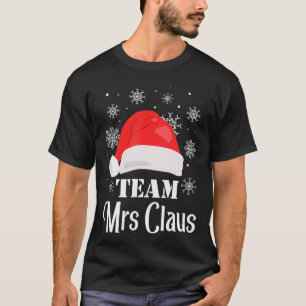 Team, fru Claus-julafton Family Matching Paj T Shirt