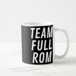 Team Fullt Rom Fitness Bodybuilding Gym Team Fullt Kaffemugg