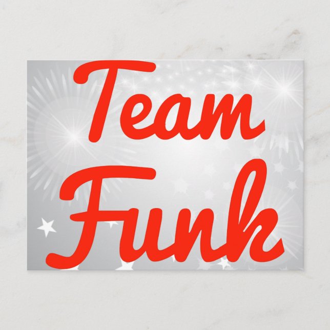 Team Funk Vykort (Framsida)