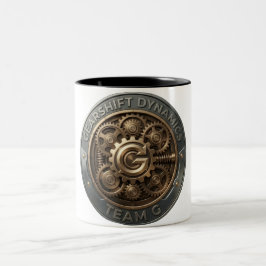 Team G – Gearshift Dynamics Emblem | High Performa Två-Tonad Mugg