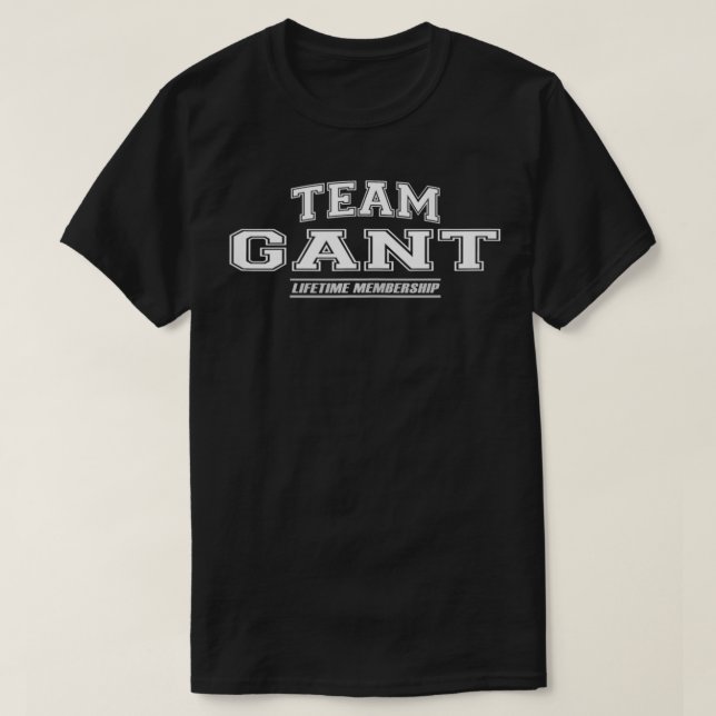 Team Gant Proud-familjens efternamn, efternamn 1 T Shirt (Design framsida)