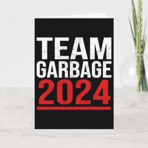 Team Garbyge För Trump-val Rösta På Trump Kort