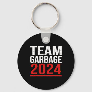 Team Garbyge För Trump-val Rösta På Trump Nyckelring
