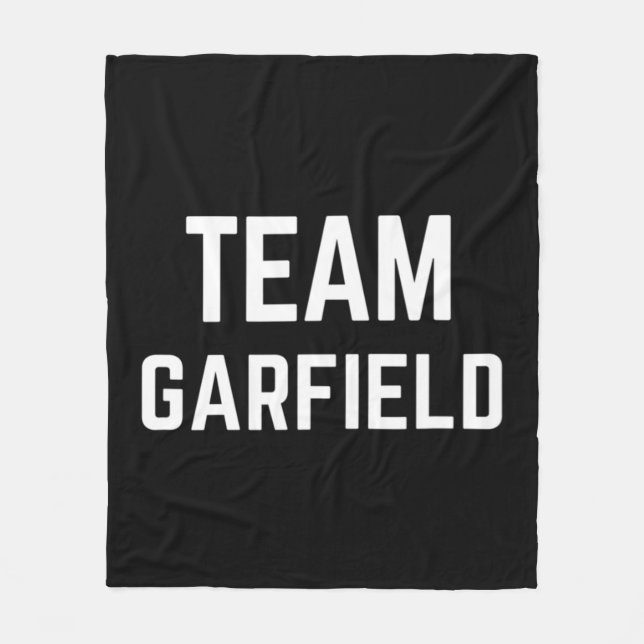 TEAM Garfield Friend, Family Fläkt Klubb Support Fleecefilt (Framsidan)