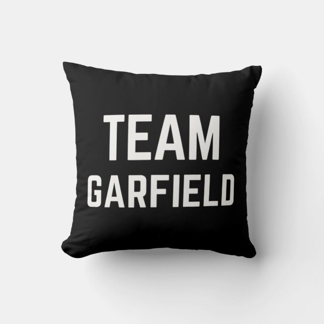 TEAM Garfield Friend, Family Fläkt Klubb Support Kudde (Framsida)