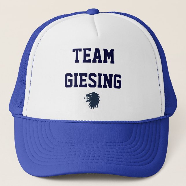 Team Giesing Cap 2 blau Truckerkeps (Framsida)