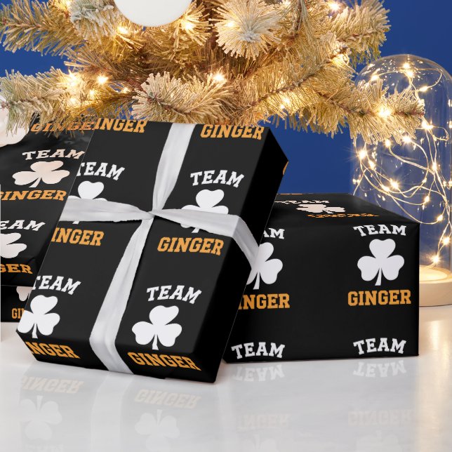 Team Ginger Rödhårig Roligt Irländskt St Patrick's Presentpapper (Helgdagar)