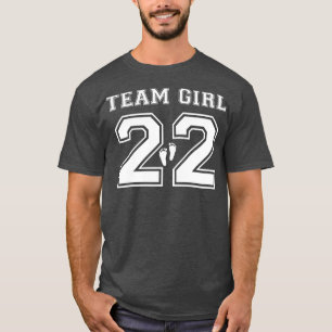 Team Girl 2022 Gender Reveal Rosa Baby Shower Adop T Shirt