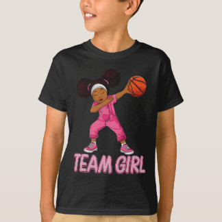 Team Girl Bysketbyll Bbyll Player T Shirt