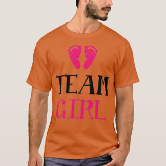 Team Girl Gender Reveal Baby Shower Women Manar T Shirt