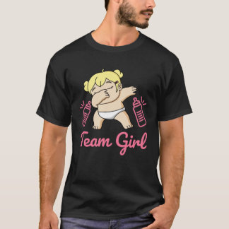 Team Girl Gender Reveal Party Team Pink Baby Annou T Shirt