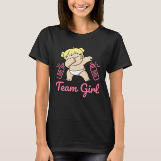 Team Girl Gender Reveal Party Team Pink Baby Annou T Shirt
