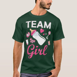 Team Girl Gender Reveal Party Team Rosa Baby Annou T Shirt