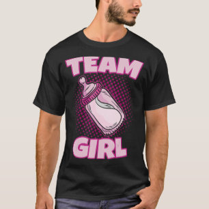 Team Girl Gender Reveal Party Team Rosa Baby Annou T Shirt