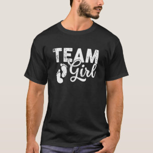 Team Girl Gender Reveal Party Team Rosa Baby Annou T Shirt