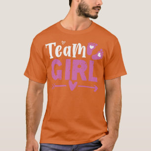Team Girl Matching Family Gender Reveal Baby Showe T Shirt
