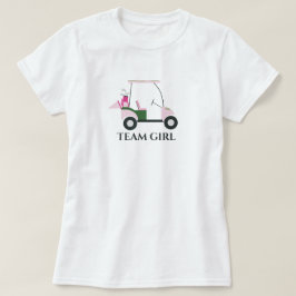 Team Girl Modern Golf Baby Gender Reveal Par-T T Shirt