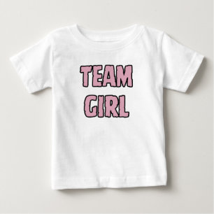 Team Girl Rosa Baby Gender Reveal T-shirt