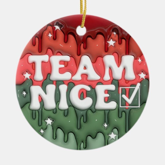 Team God jul-prydnad Julgransprydnad Keramik (Framsidan)