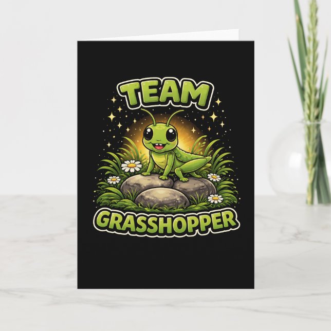 Team Gräshoppa Helgkort (Framsida)