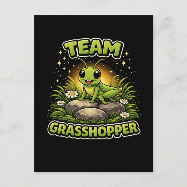 Team Gräshoppa Vykort (Framsida)