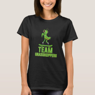 Team Grashopper 10 Animal Sports Cute Skateboard T Shirt