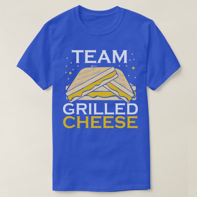 Team Grilled Cheese Älskare T Shirt (Design framsida)