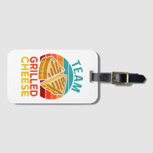 Team Grilled Cheese Funny Sandwich Älskare Graphic Bagagebricka