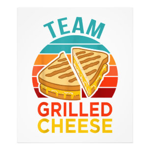 Team Grilled Cheese Funny Sandwich Älskare Graphic Fototryck