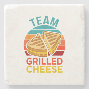 Team Grilled Cheese Funny Sandwich Älskare Graphic Stenunderlägg