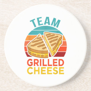 Team Grilled Cheese Funny Sandwich Älskare Graphic Underlägg