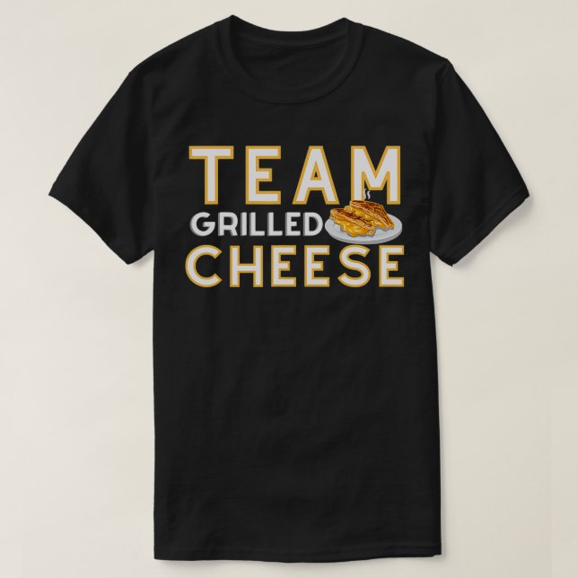 Team Grilled Cheese T Shirt (Design framsida)