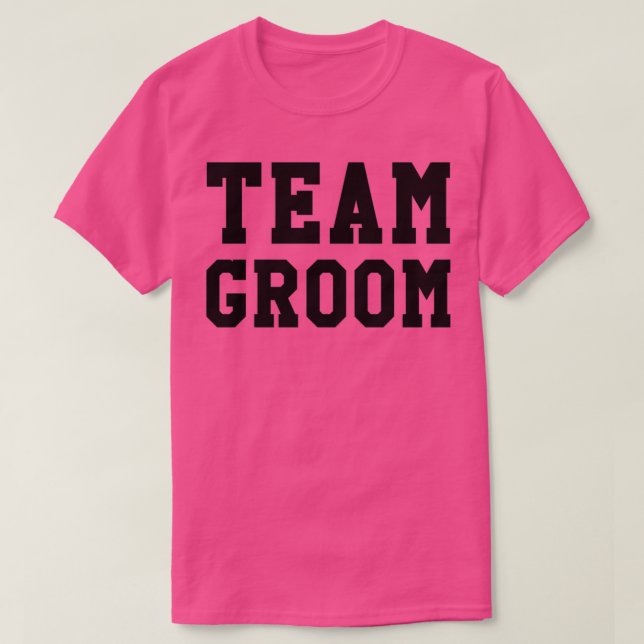 Team Groom 13 T Shirt (Design framsida)
