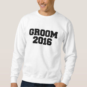 team Groom 2016 bröllop förlovningsfest Lång Ärmad Tröja