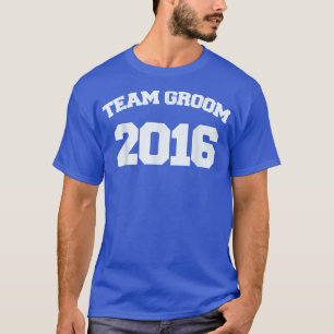 Team Groom 2016 skjorta svensexa t-shirt bröllop