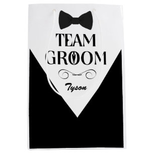 Team Groom - Anpassningsbar Marskalkars Gift Bags