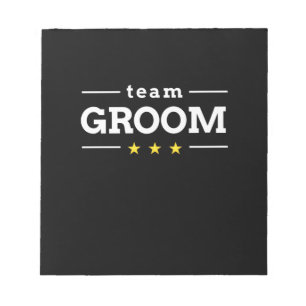 Team Groom Anteckningsblock