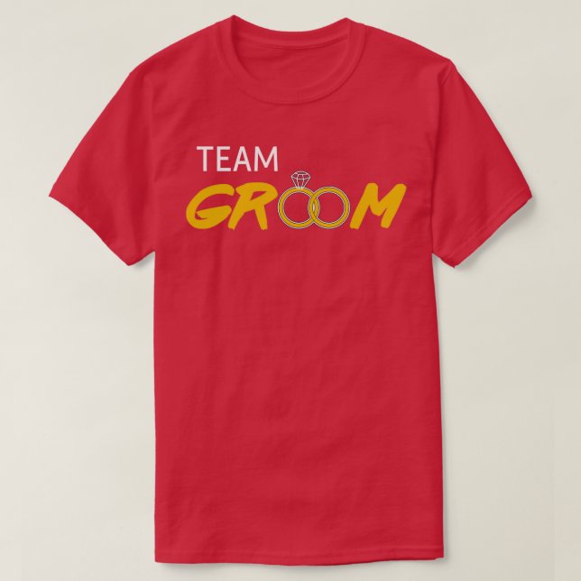 Team Groom Bachelor Party 2 T Shirt (Design framsida)