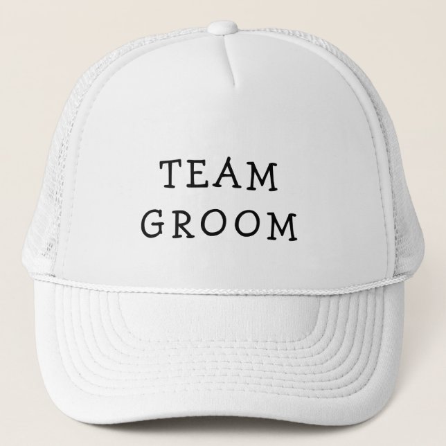 TEAM GROOM BACHELOR TUCKER HAT KEPS (Framsida)