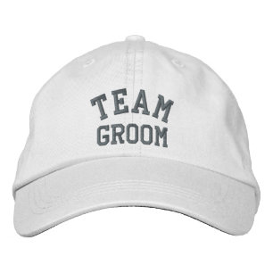 Team Groom Broderad Keps