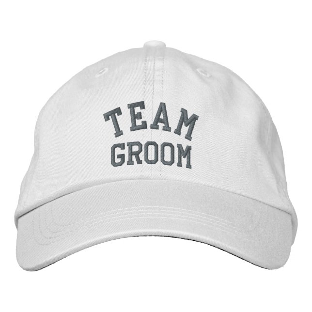 Team Groom Broderad Keps (Framsida)