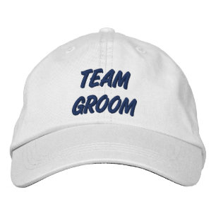 Team Groom Broderad Keps