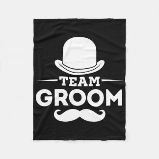 Team Groom Crew Party Squad Grooms Bachelor Fleecefilt