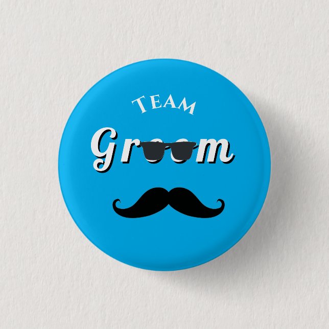 Team Groom ladkewale badge  Button Knapp (Framsida)
