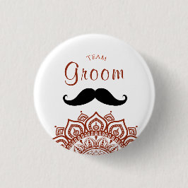 Team Groom ladkewale badge  Button Knapp