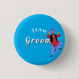 Team Groom ladkewale badge  Button Knapp