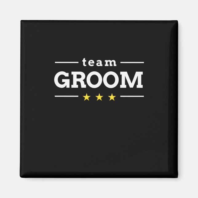 Team Groom Magnet (Framsidan)