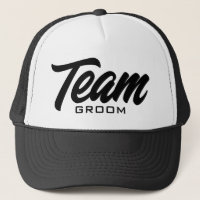 Team Groom-skripttypografi, bröllopsfest