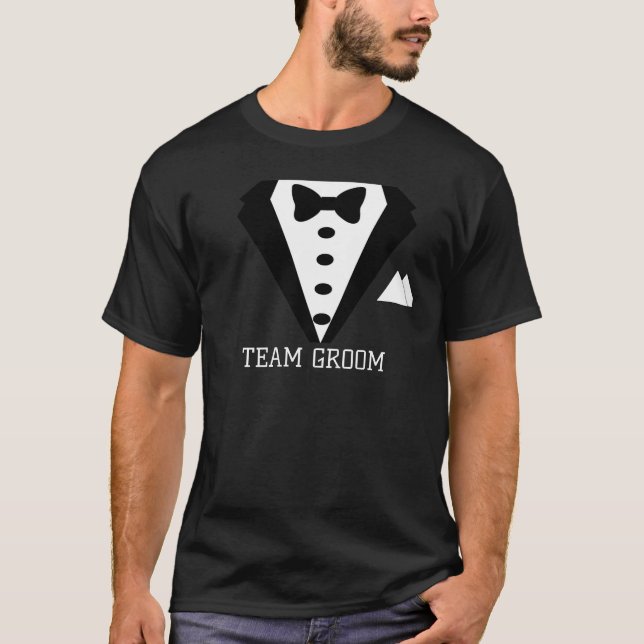Team Groom T-Shirt (Framsida)